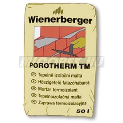 Porotherm TM hőszigetelő falazóhabarcs